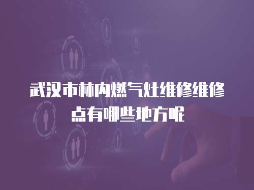 武漢市林內(nèi)燃氣灶維修維修點有哪些地方呢