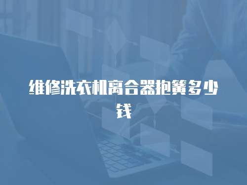 維修洗衣機離合器抱簧多少錢