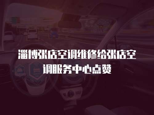 淄博張店空調維修給張店空調服務中心點贊