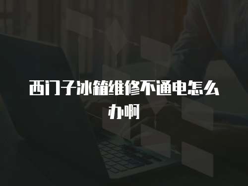 西門子冰箱維修不通電怎么辦啊