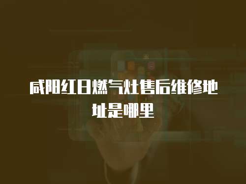 咸陽紅日燃氣灶售后維修地址是哪里