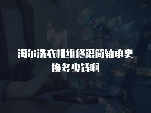 海爾洗衣機(jī)維修滾筒軸承更換多少錢(qián)啊