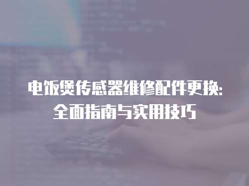 電飯煲傳感器維修配件更換：全面指南與實(shí)用技巧