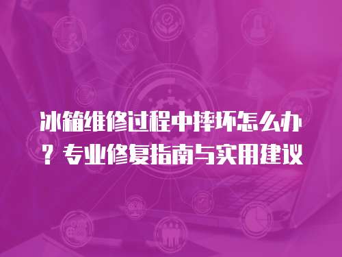 冰箱維修過程中摔壞怎么辦？專業修復指南與實用建議
