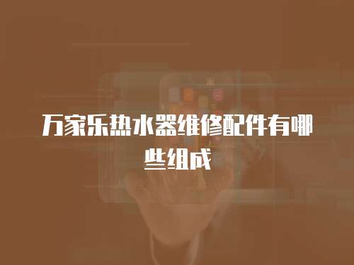 萬家樂熱水器維修配件有哪些組成