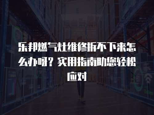 樂邦燃?xì)庠罹S修拆不下來怎么辦呀？實(shí)用指南助您輕松應(yīng)對