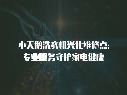 小天鵝洗衣機(jī)興化維修點：專業(yè)服務(wù)守護(hù)家電健康