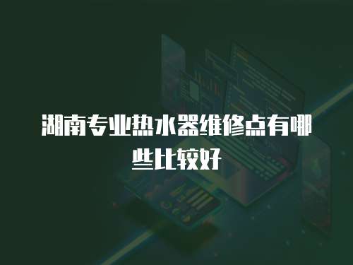 湖南專業熱水器維修點有哪些比較好
