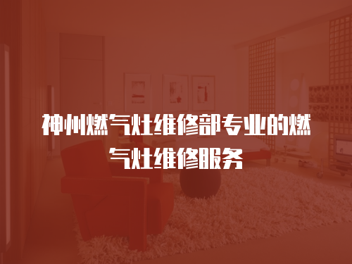 神州燃氣灶維修部專業的燃氣灶維修服務