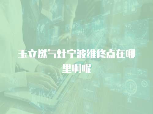 玉立燃氣灶寧波維修點在哪里啊呢