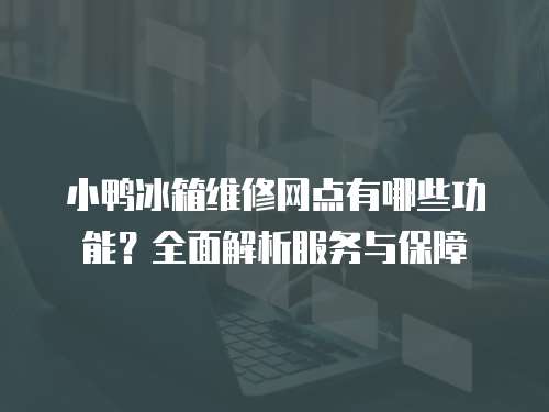 小鴨冰箱維修網點有哪些功能？全面解析服務與保障