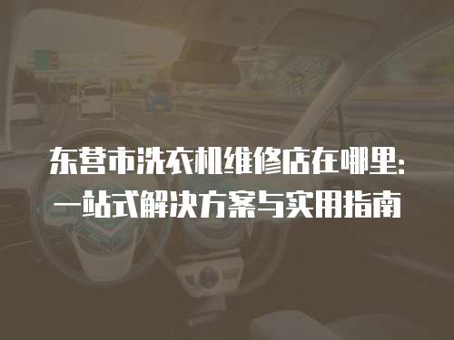 東營市洗衣機(jī)維修店在哪里：一站式解決方案與實(shí)用指南