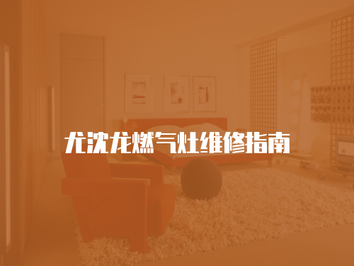 尤沈龍燃氣灶維修指南