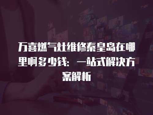 萬喜燃?xì)庠罹S修秦皇島在哪里啊多少錢：一站式解決方案解析