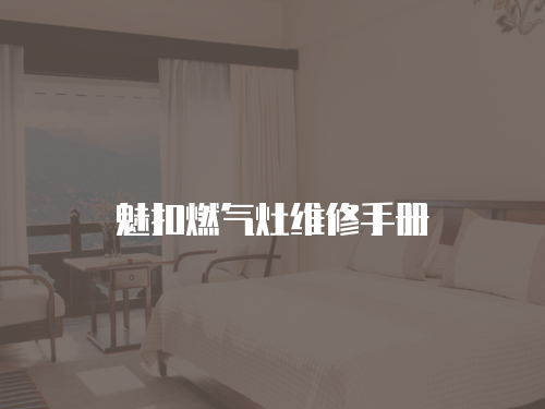 魅扣燃氣灶維修手冊