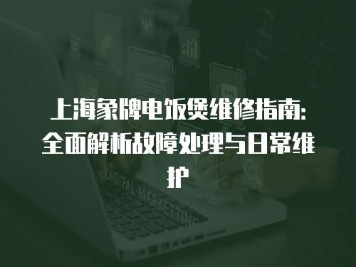 上海象牌電飯煲維修指南：全面解析故障處理與日常維護