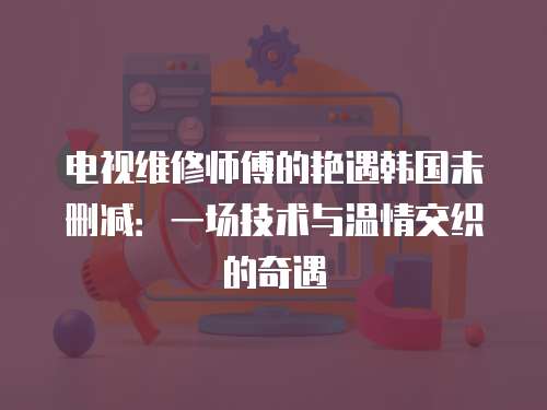 電視維修師傅的艷遇韓國未刪減：一場技術(shù)與溫情交織的奇遇