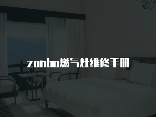 zonbo燃氣灶維修手冊