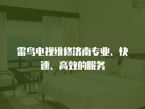 雷鳥電視維修濟南專業、快速、高效的服務