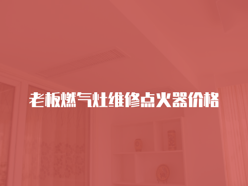 老板燃氣灶維修點火器價格